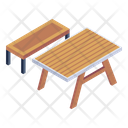 Campsite Table Icon