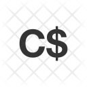 Canadian Dollar Currency Icon
