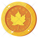 Maple Coin Canadian Maple Coin Canadian Currency Icon