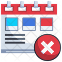 Cancel Appointment  Icon