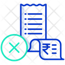 Cancel Bill Payment Icon