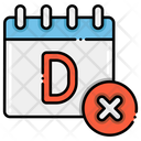 Cancel Date Icon