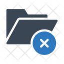 Delete Folder Cancel Icon
