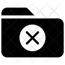 Folder Icon Remove Folder Cross Icon