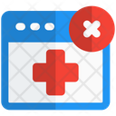 Cancel Medical Appointment Icon
