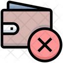 Cancel Wallet Delete Wallet Icon
