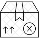 Cancelled parcel  Icon