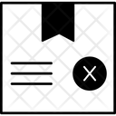 Cancelled parcel  Icon