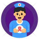 Medical Staff Nurse Cancer Doctor Icon