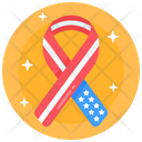Cross Ribbon Breast Cancer Awareness Ribbon Icon