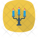 Candelabra Candles Stand Icon