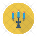 Candelabra Candles Stand Icon