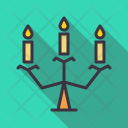 Candelabra Candle Stand Icon