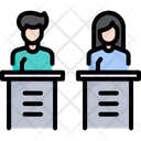 Candidate Debate Icon