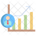 Artboard Candidate Growth Garph Icon