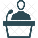 Candidate Speech Political Speech Presentation Podium Icon