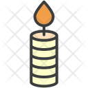 Candle Flame Wax Icon
