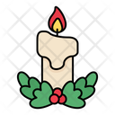 Candle Christmas Candle Ornament Icon