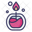 Candle Fire Lamp Spa Icon