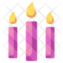 Candle Wax Fire Icon