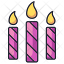 Candle Wax Fire Icon