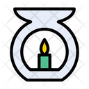 Candle Spa Massage Icon