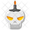 Candle Skull Icon