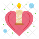 Candle Light Dinner Icon