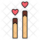 Candle of love Icon