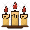 Candles Light Fire Icon