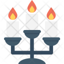 Burning Candles Decoration Icon