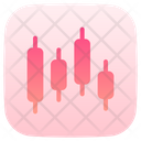 Candlestick Graph Chart Trading Icon