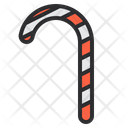 Candy Cane Sweet Candy Icon