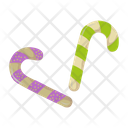 Candy Cane Christmastide Candy Icon