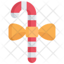 Candy Cane Food Holidays Icon