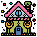 Candy Christmas Decoration Icon
