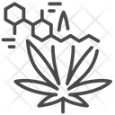 Cannabis Formula Chemical Formula Icon
