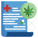 Cannabis Prescription Icon