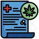 Cannabis Prescription Icon