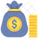 Capital Moneybag Dollar Bag Icon