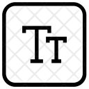 Capital Text  Icon