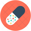 Capsule Drug Medical Icon