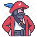 Captain Pirate Hat Icon