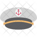 Captain Cap Navy Captain Hat Ship Captain Cap Icon
