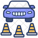 Car Transport Road Barrier Icon