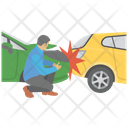 Car Accident Car Mishap Car Wreck Icon