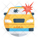 Incident Car Accident Car Cracked Icon