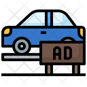 Car Ad Vehicle Ad Car Advertisement Icon