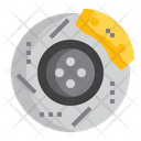 Car Brake Disc Icon