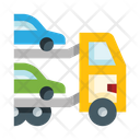 Car Delievry Auto Transporter Delivery Vehicles Icon